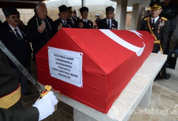 Emekli Orgeneral Yirmibeşoğlu son yolculuğuna uğurlandı