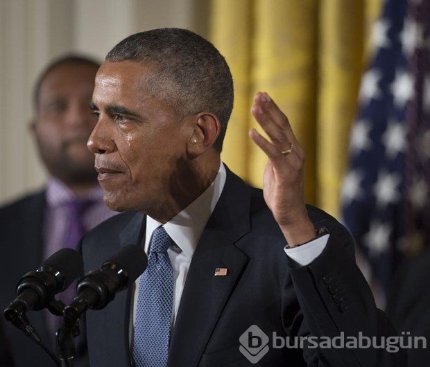 Obama gözyaşlarını tutamadı