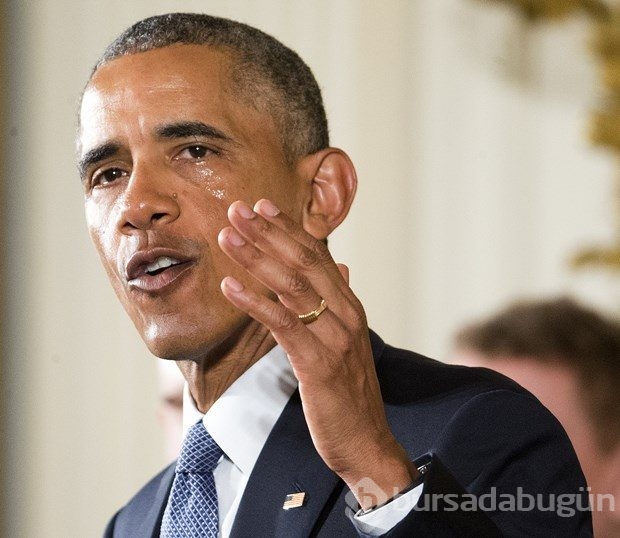 Obama gözyaşlarını tutamadı