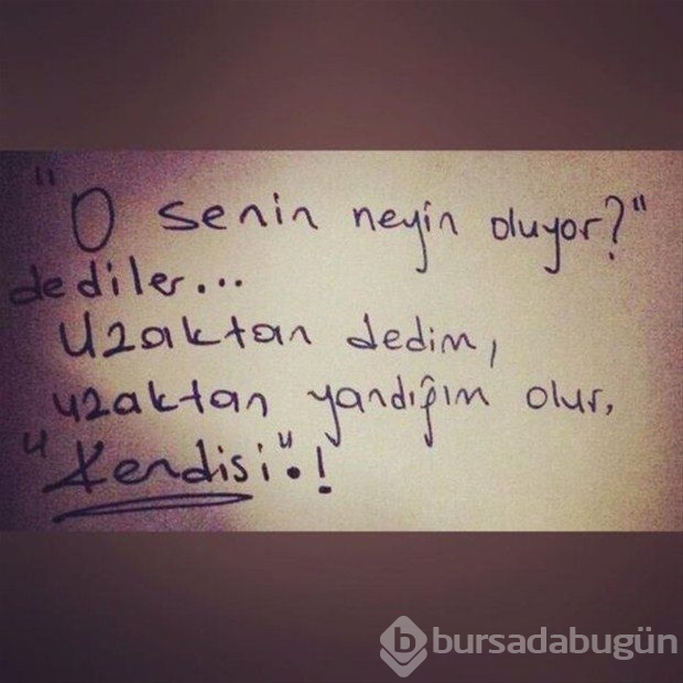Duvara öyle bir yazı yazdı ki!