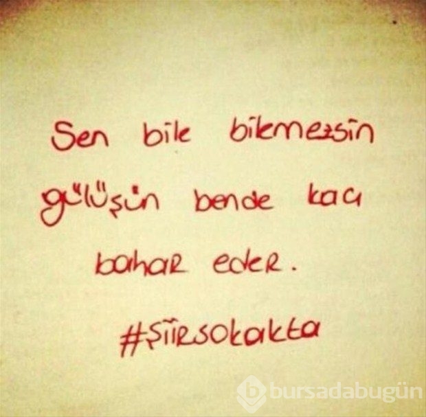 Duvara öyle bir yazı yazdı ki!