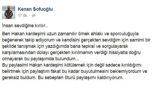 Kenan Sofuoğlu ve Hakan Çalhanoğlu gerginliğinin özeti