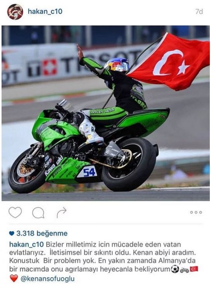 Kenan Sofuoğlu ve Hakan Çalhanoğlu gerginliğinin özeti