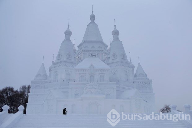 Harbin Buz Festivali ziyaretçileri büyülüyor