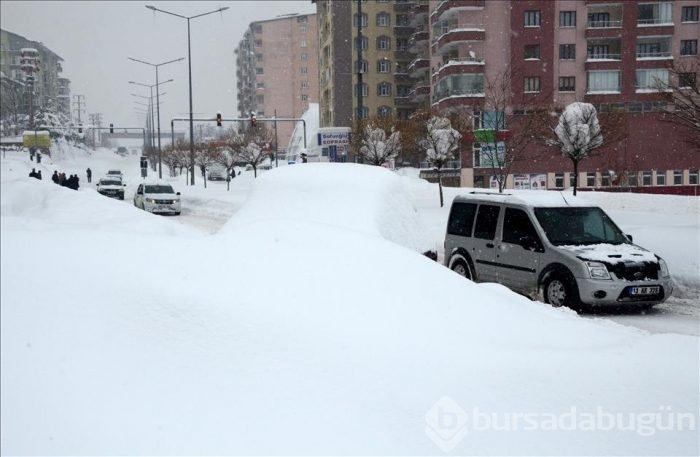 Elazığ'da yoğun kar