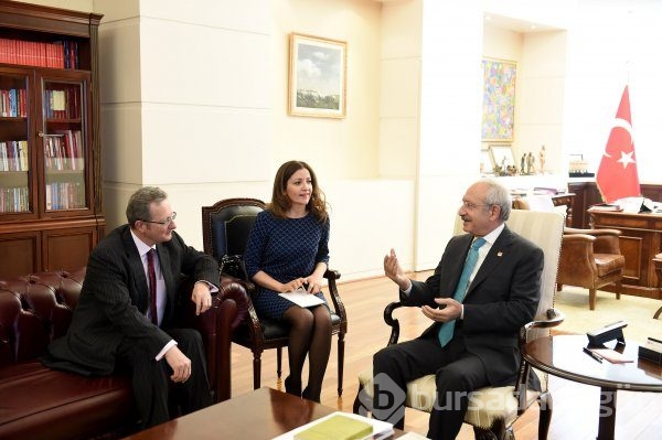 Belçika Büyükelçisi'nden CHP'ye ziyaret