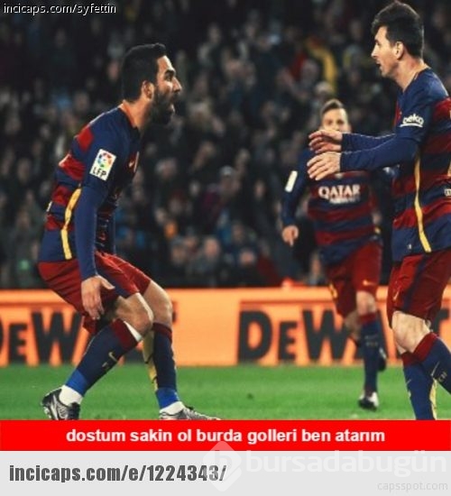 Messi Arda'nın kulağına ne söyledi?