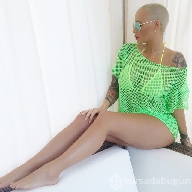 Amber Rose'un paylaştığı fotoğraf olay oldu...
