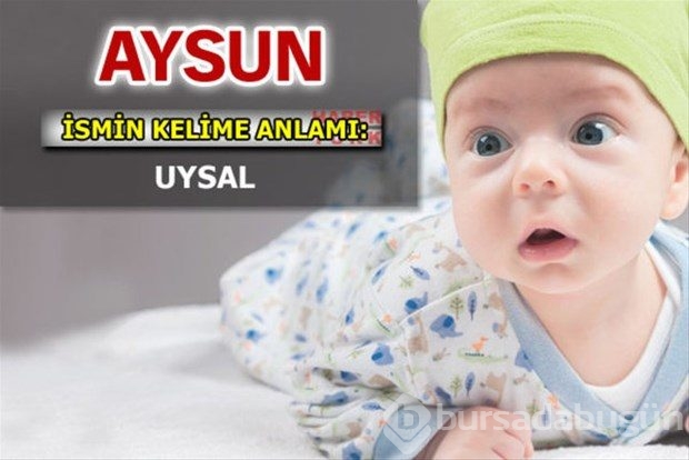 İsimlerin anlamları
