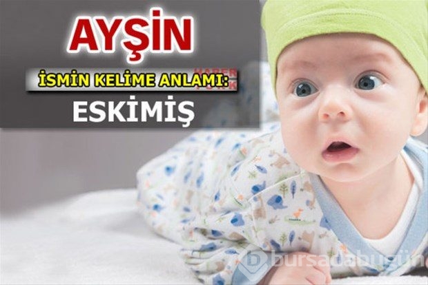 İsimlerin anlamları
