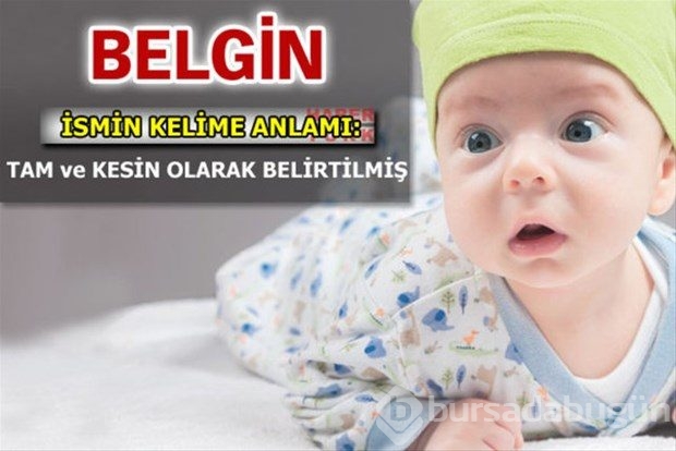 İsimlerin anlamları

