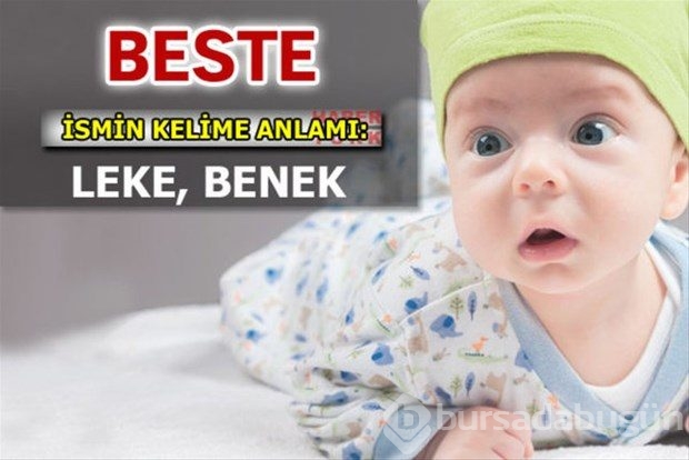 İsimlerin anlamları
