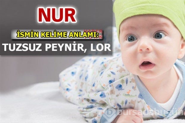 İsimlerin anlamları
