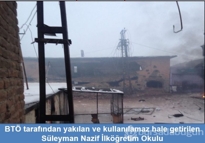 PKK'lılar kaçtıkları yerleri patlattı!
