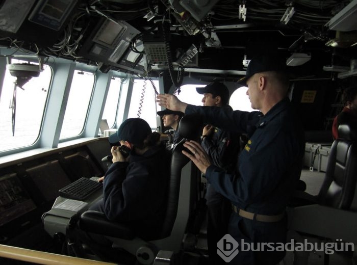 ABD savaş gemisi USS Ross 71 Marmaris'e geldi	

