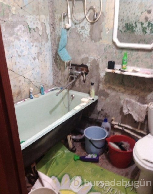 Annesi için banyoyu baştan yarattı!
