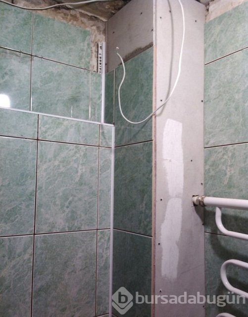 Annesi için banyoyu baştan yarattı!
