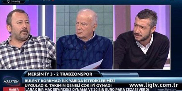 Canlı yayında olay!