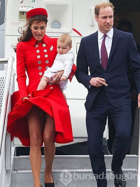 Kate Middleton'ın talihsiz anları
