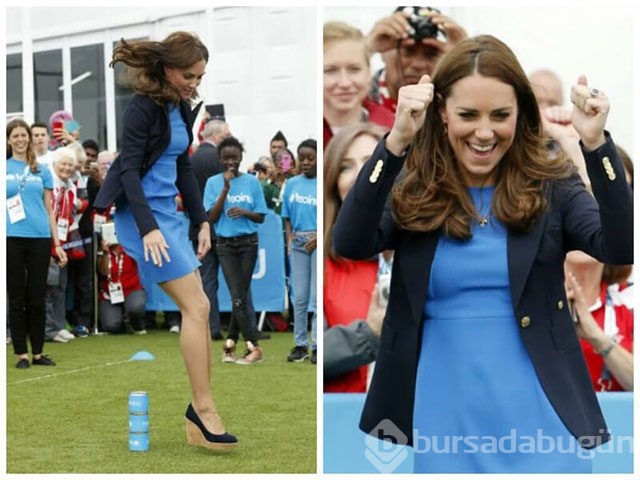 Kate Middleton'ın talihsiz anları