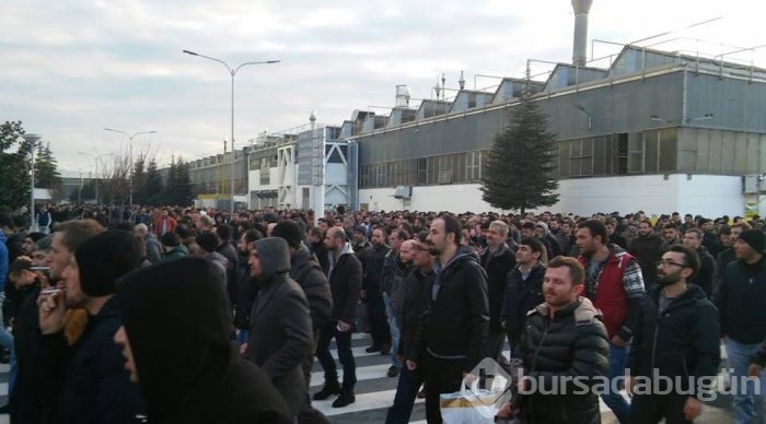 Bursa'da metal emekçileri asgari ücret farkını istiyor!