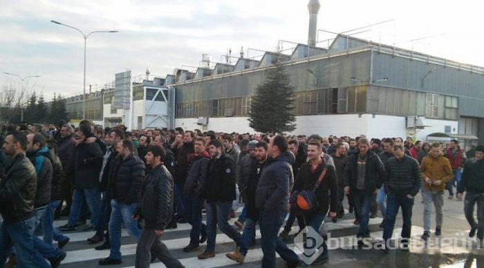 Bursa'da metal emekçileri asgari ücret farkını istiyor!
