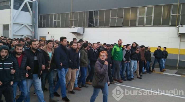 Bursa'da metal emekçileri asgari ücret farkını istiyor!