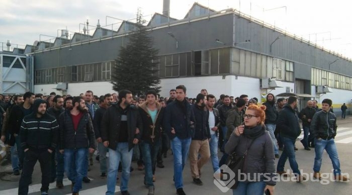 Bursa'da metal emekçileri asgari ücret farkını istiyor!
