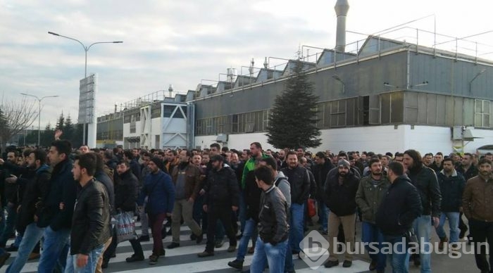 Bursa'da metal emekçileri asgari ücret farkını istiyor!