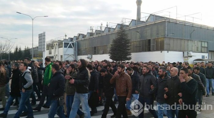 Bursa'da metal emekçileri asgari ücret farkını istiyor!