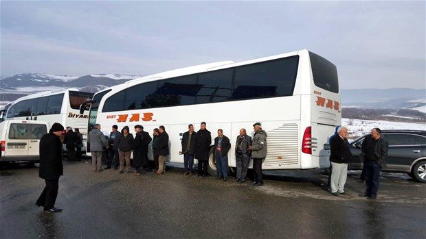 Güvenlik güçleri konvoya izin vermedi