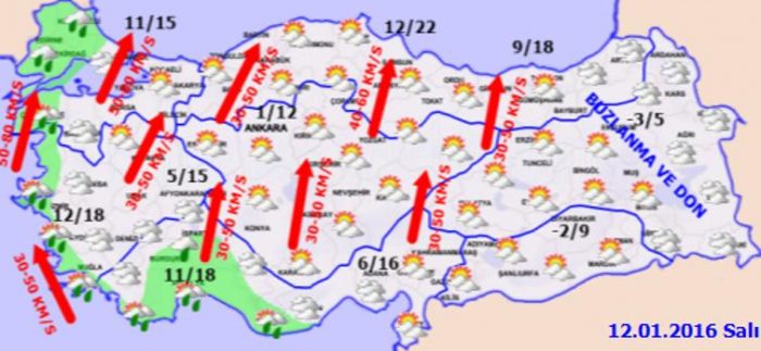 Kar yağışı geri dönüyor... 