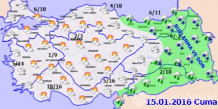 Kar yağışı geri dönüyor... 