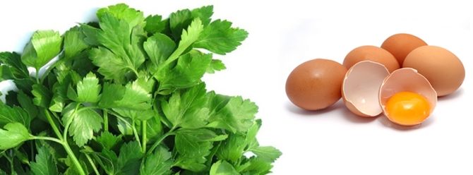 Hastalanmamak için yumurta ve maydanoz tüketin