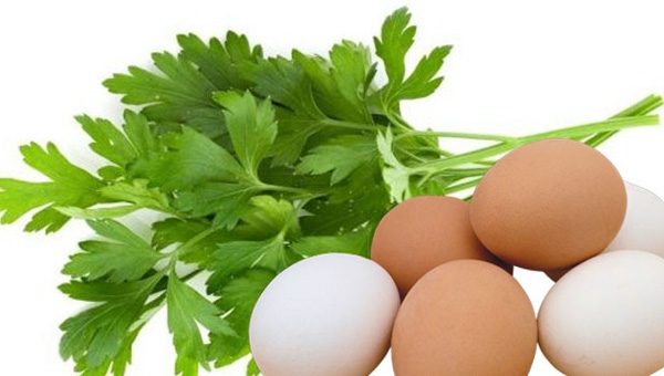 Hastalanmamak için yumurta ve maydanoz tüketin