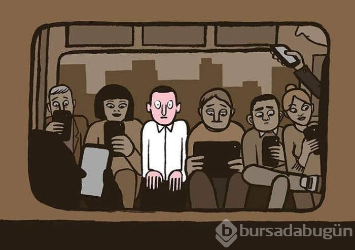 İnsanlık teknolojinin içinde böyle kayboluyor