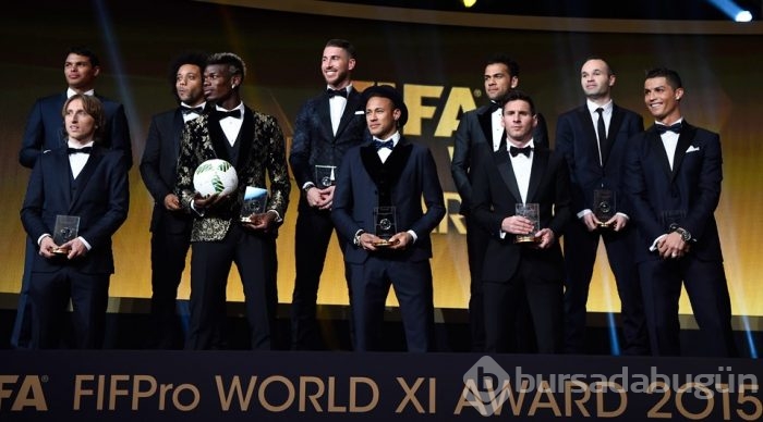 FİFA Ballon d'Or ödül gecesinden kareler