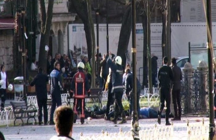 Sultanahmet Meydanı'ndaki patlamadan ilk fotoğraflar