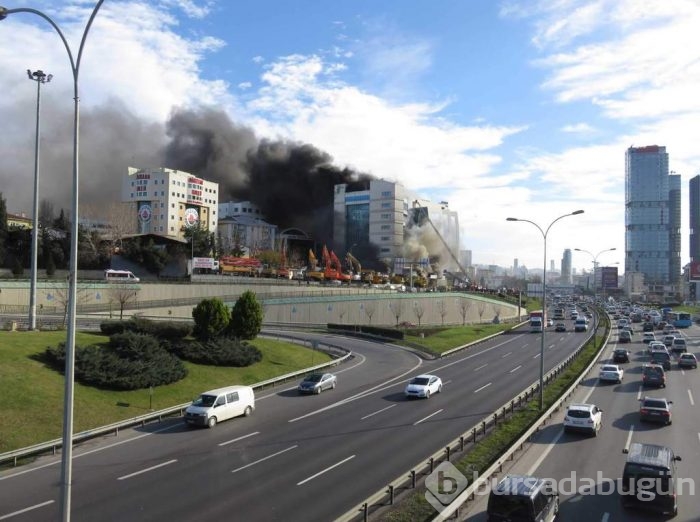 Maltepe'de otel yangını