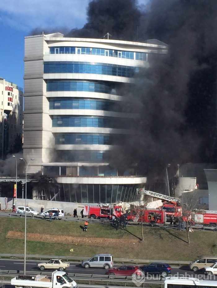 Maltepe'de otel yangını
