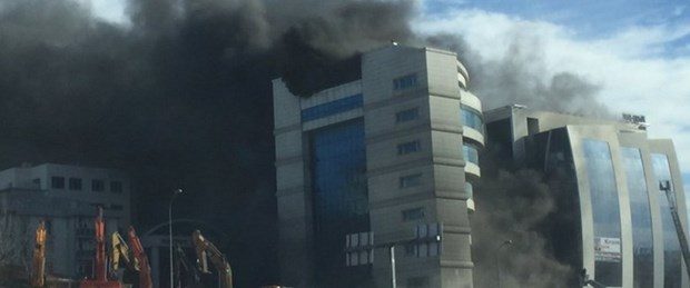 Maltepe'de otel yangını