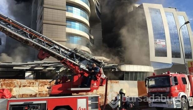 Maltepe'de otel yangını