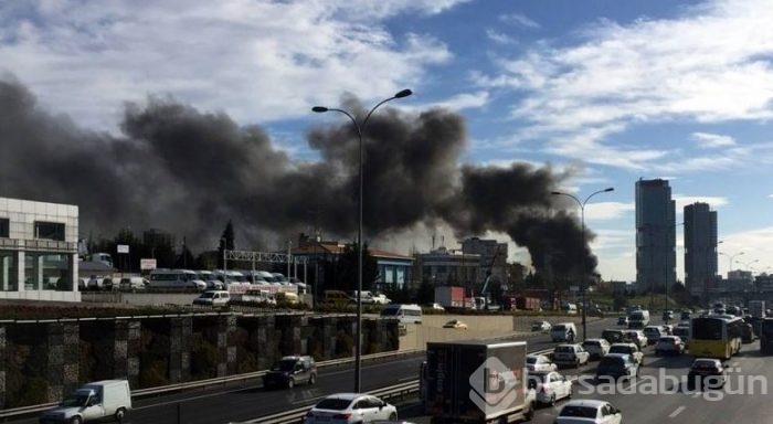 Maltepe'de otel yangını