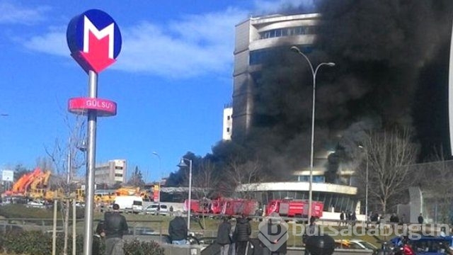 Maltepe'de otel yangını
