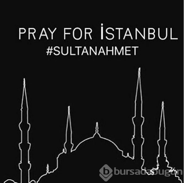 Ünlülerden Sultanahmet terörüne tepki yağdı	