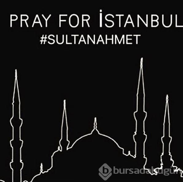Ünlülerden Sultanahmet terörüne tepki yağdı	