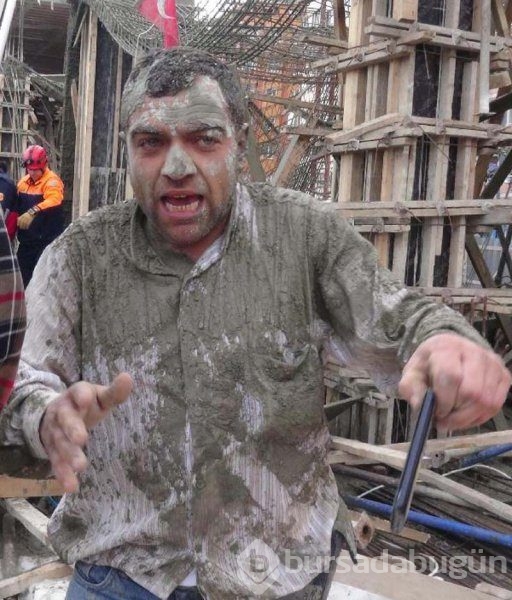 İnşaatta göçük!