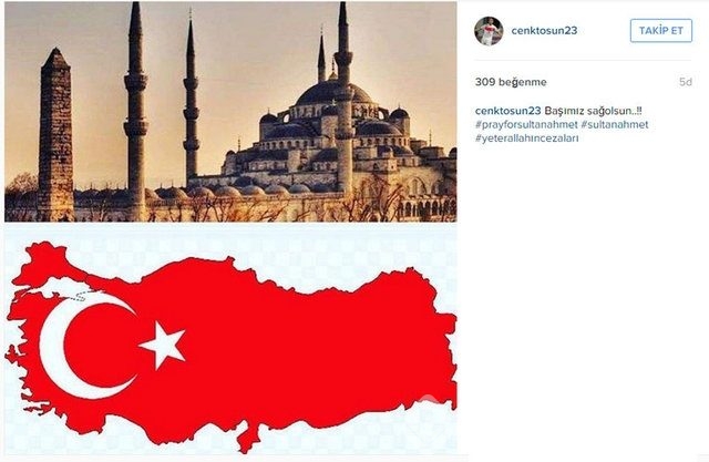 Spor dünyasından teröre tepki!