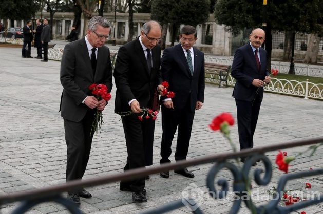 Başbakan Davutoğlu Sultanahmet'te