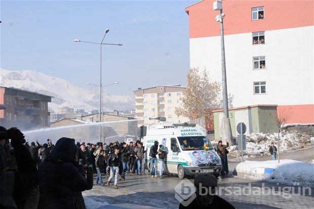 Hakkari'de olaylar çıktı